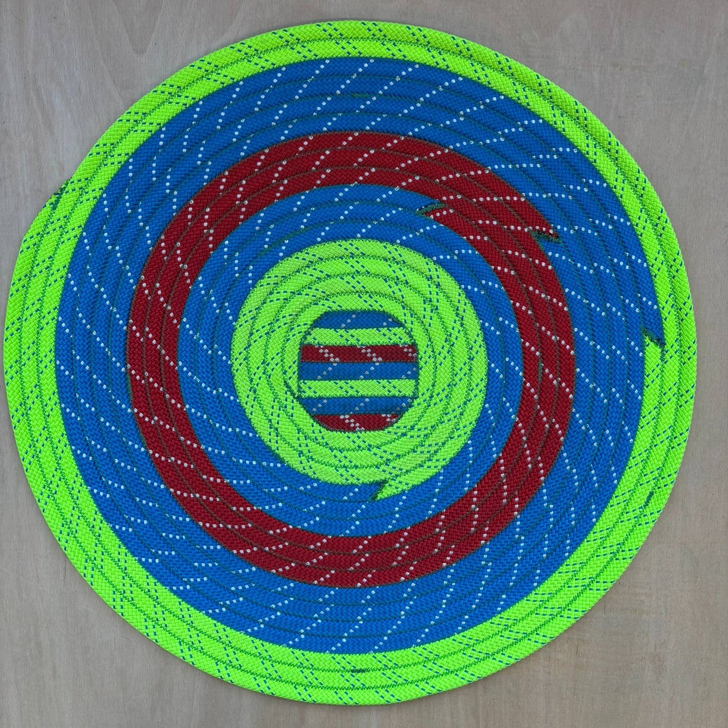 Upcycled Climbing Rope Rug - Statics