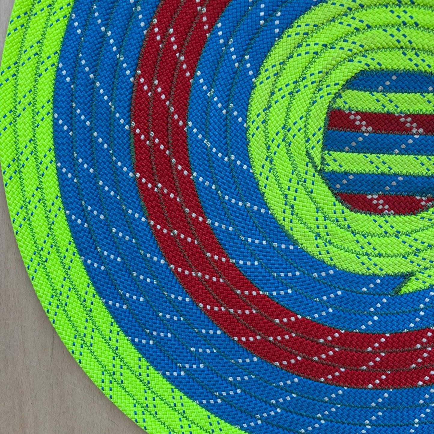 Upcycled Climbing Rope Rug - Statics