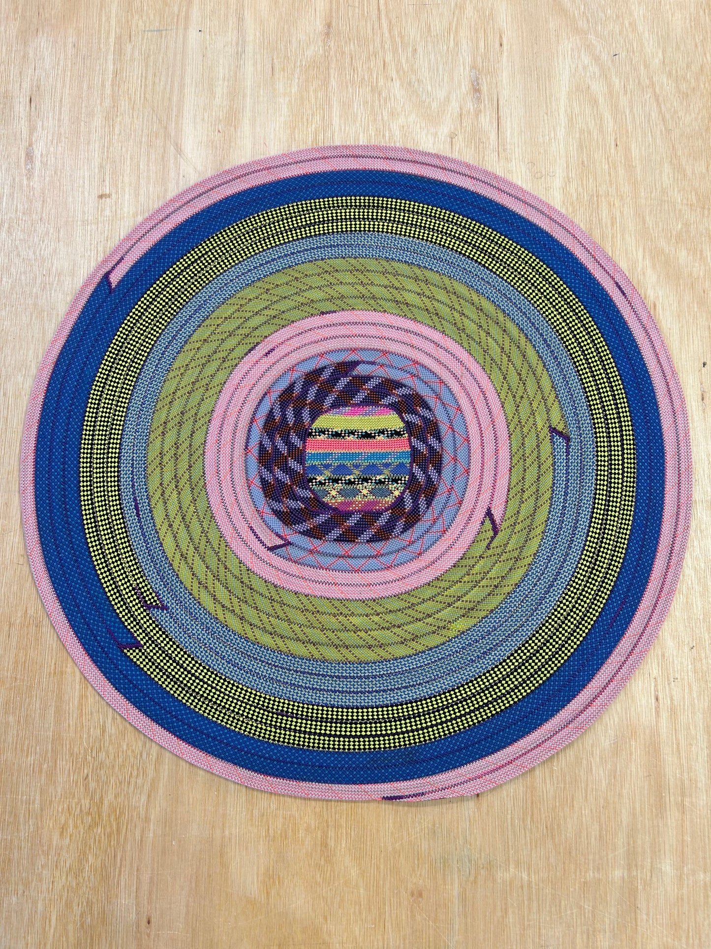 Upcycled Climbing Rope Rug - Pinks & Purples