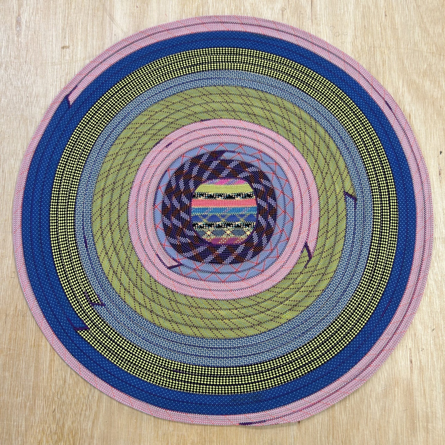 Upcycled Climbing Rope Rug - Pinks & Purples