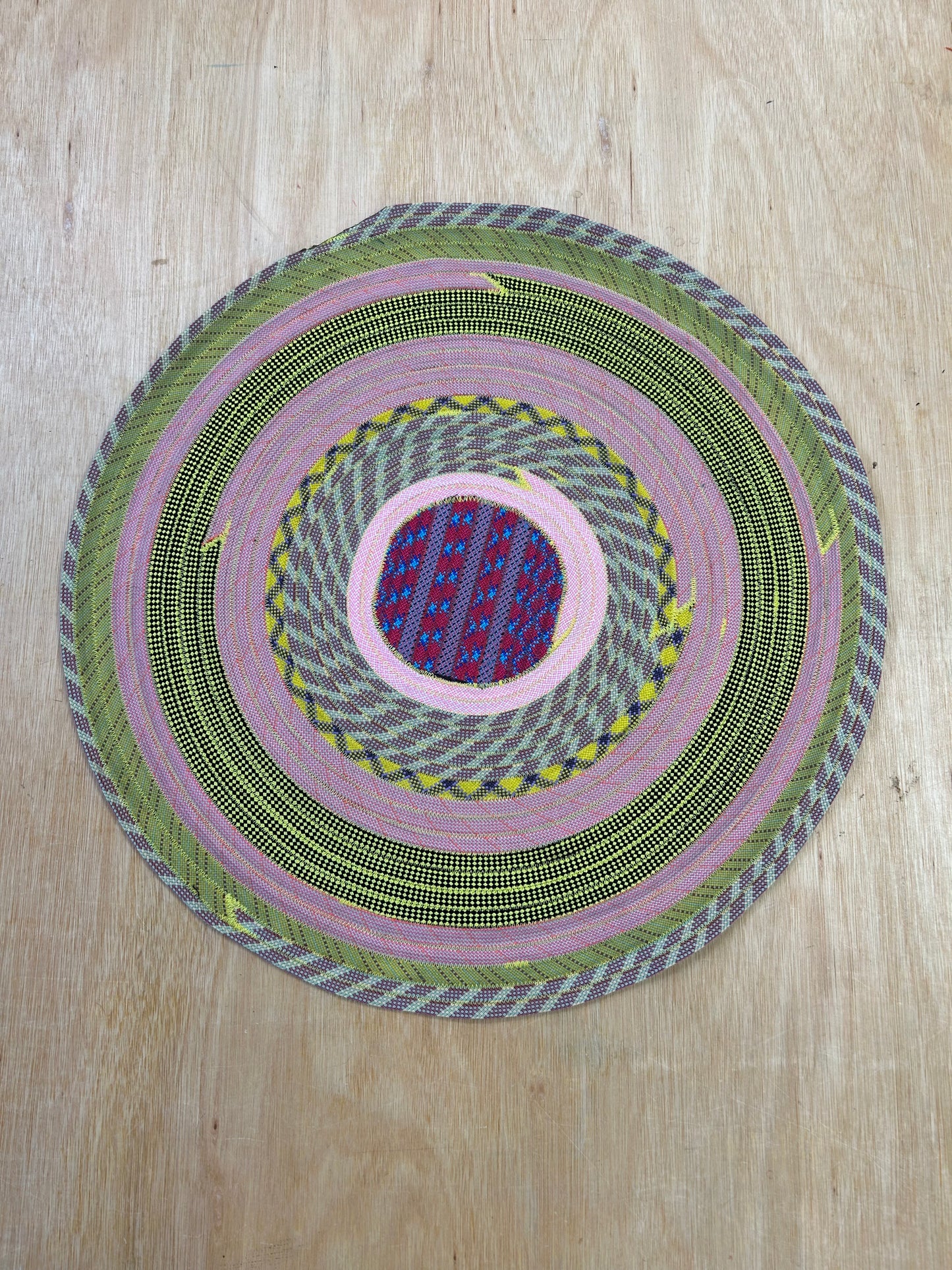 Upcycled Climbing Rope Rug - Pinks & Purples