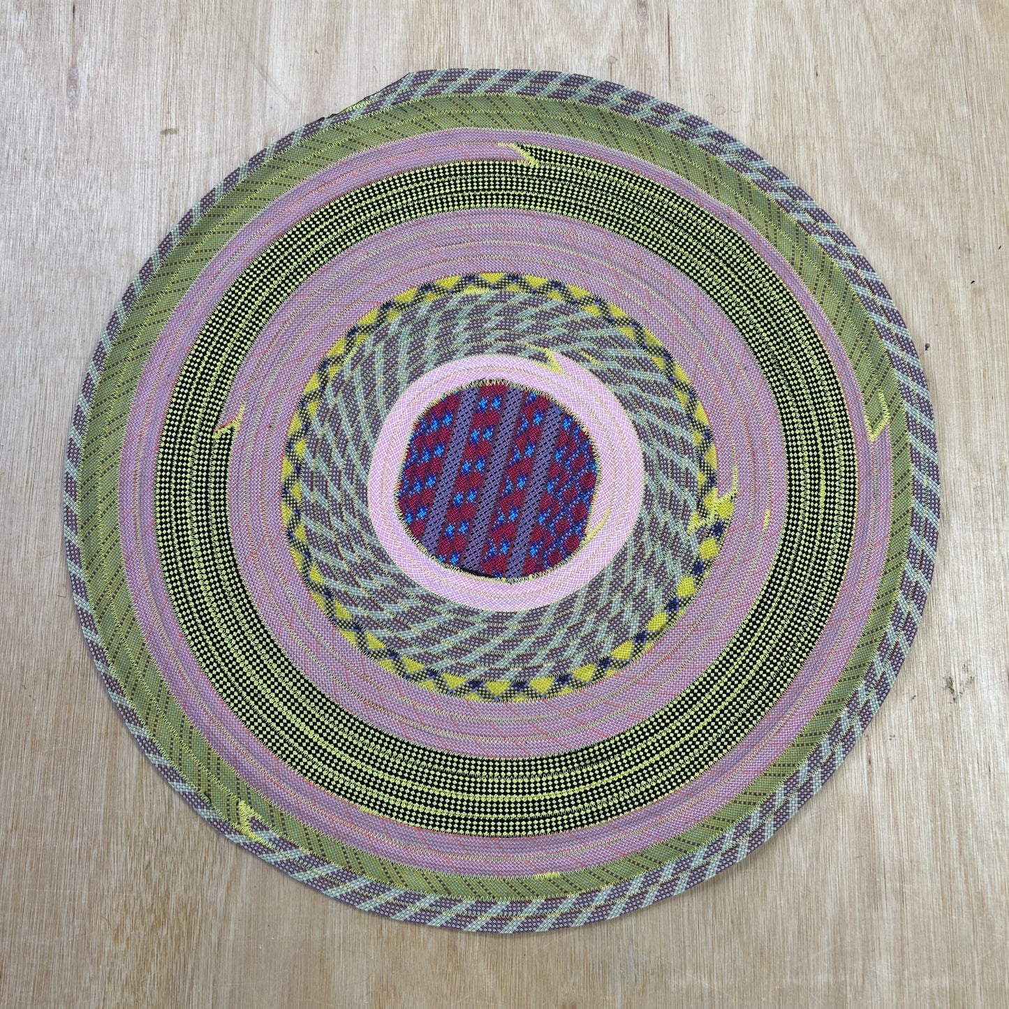 Upcycled Climbing Rope Rug - Pinks & Purples