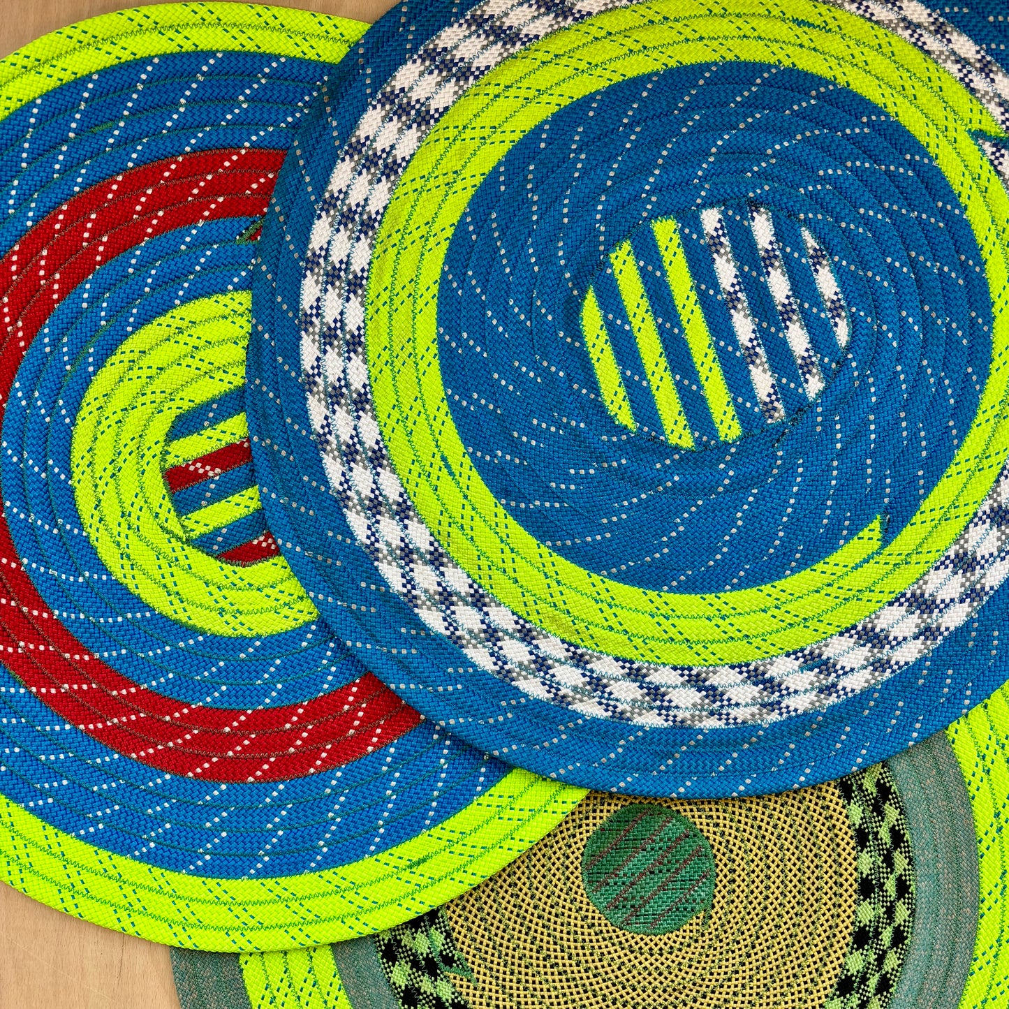 Upcycled Climbing Rope Rug - Statics