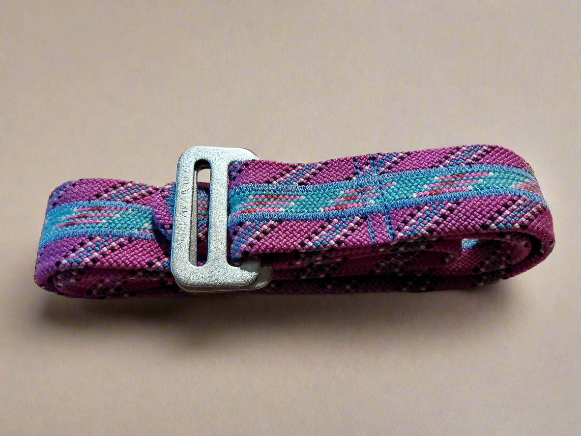 Recycled Rope Belt: Pink/Blue