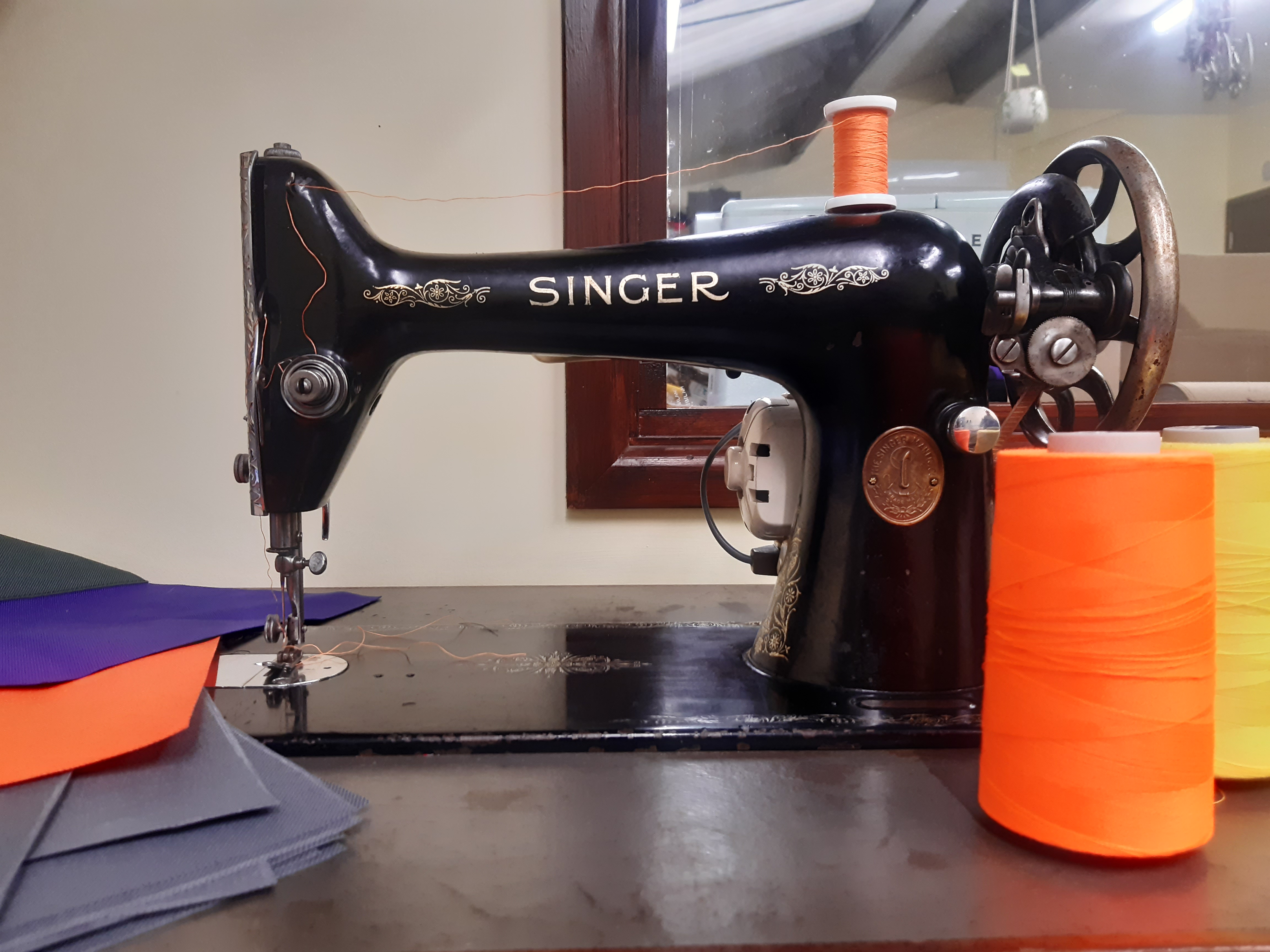 Dirtbags Climbing: How to thread a sewing machine. sustainibility community